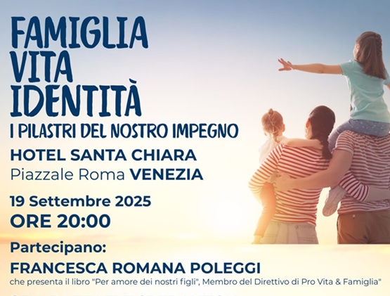 Famiglia, vita, identità. I pilastri del nostro impegno 1